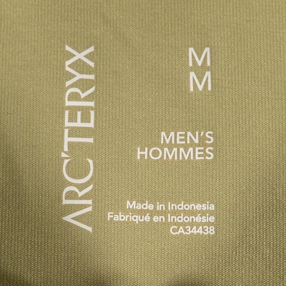Arc'teryx Mens Polo Shirt Captive Short Sleeve Pocket Tan Khaki Size M Gorpcore image 4